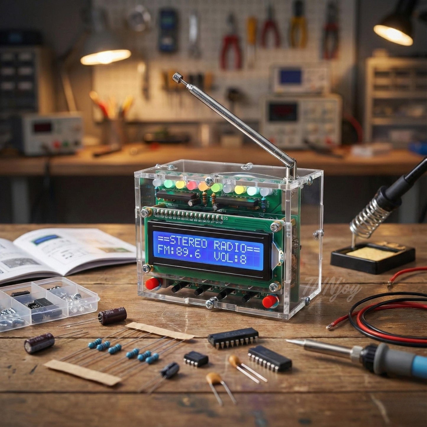 DIY OLED FM Radio Soldering Kit | Solder Practice Electronics Project (87-108MHz)