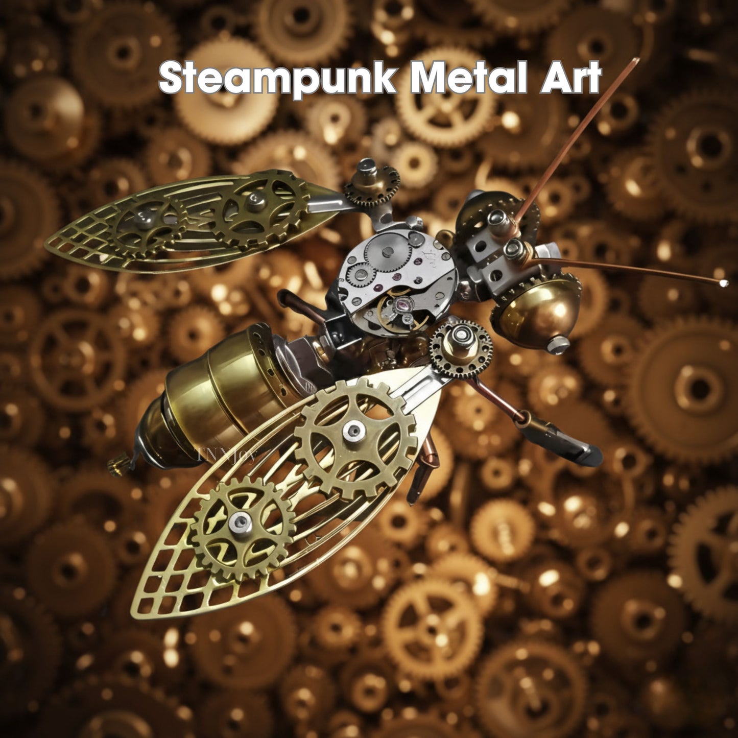 DIY Steampunk Metal Insect Model Kit | 3D Metal Puzzle Assembly Toy (3 Styles)